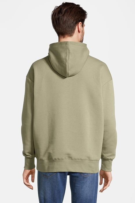 BENZ LOOSE FIT HOODY OIL GREEN 2