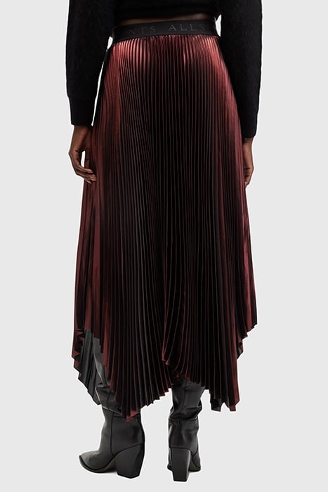 PHIA METALLIC SKIRT METALLIC RED 2
