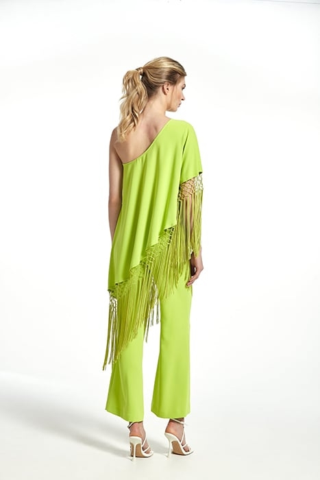 CREPE FABRIC LESTE TOP GREEN FLUOR 2