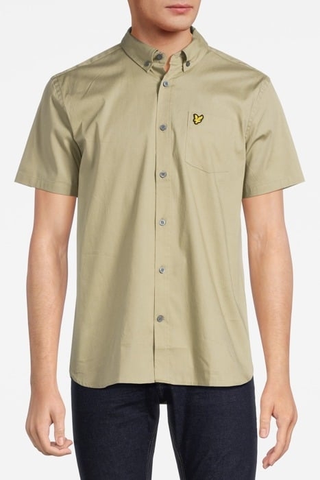 POPLIN SHORT SLEEVE SHIRT JOURNEY OLIVE 1