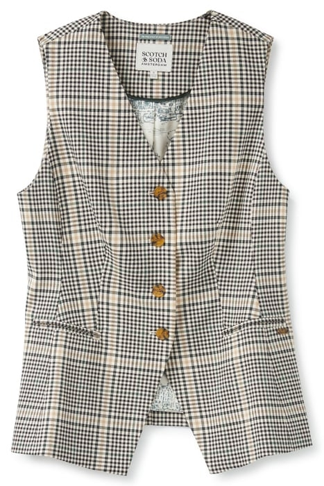 VEST MULTI PLAID 4