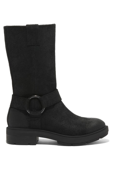BRIMFIELD TALL PULL ON BOOT BLACK SUEDE 1