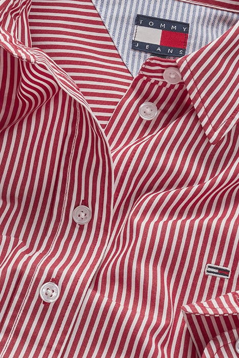 TJW CRP RELAXED FIT SHIRT RED/WHITE STRIPE 7