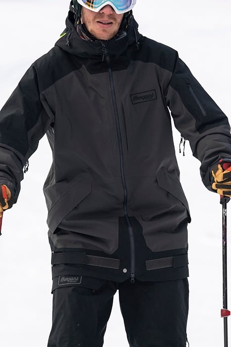 MYRKDALEN V2 INSULATED JKT SOLID CHARCOAL / BLACK / BE SEEN 3