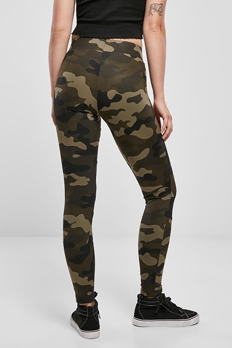 LADIES CAMO TECH MESH LEGGINGS WOODCAMO/BLK 2