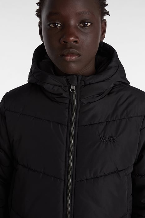 MTE FOUNDRY CROP HOODED PUFF GR BLACK 7