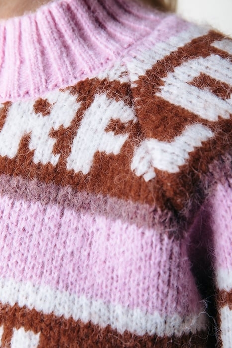 XIMENIA CR INTARSIA KNITTED SWEATER MULTICOLOR 3