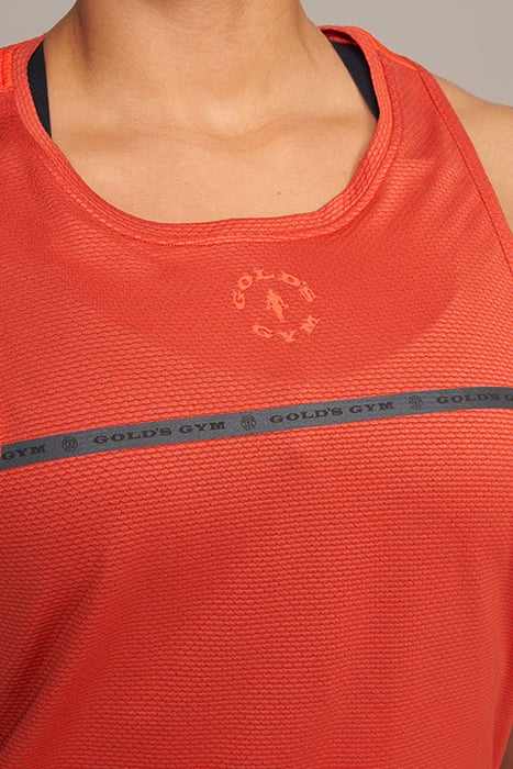 MARY LOU - WOMEN'S LOOSE-FIT TANK TOP ORANGE 4