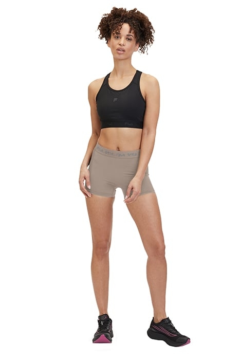 RIANXO RUNNING SHORT TIGHTS MOCHA MERINGUE 3