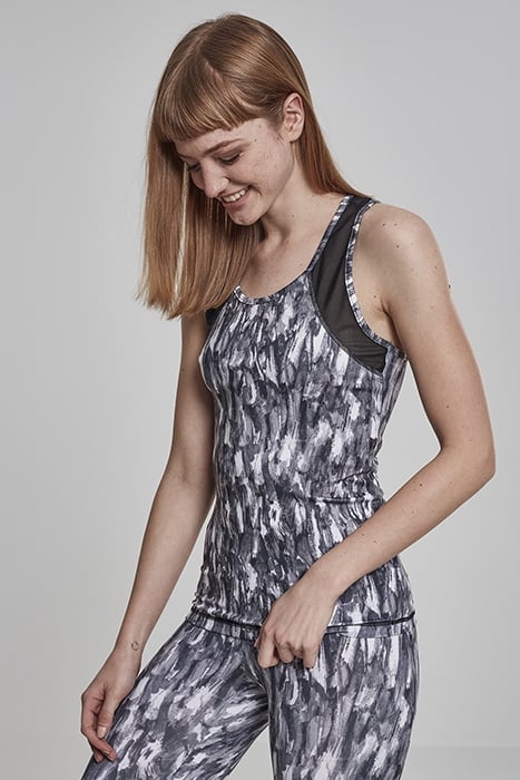 LADIES ACTIVE GRAPHIC TOP GREY 5