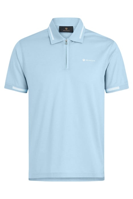 GRAPH ZIP POLO SKYLINE BLUE 1