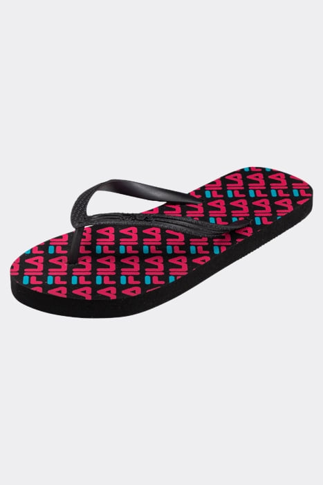 TROY LOGO SLIPPER WMN BLACK 7