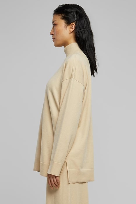 LADIES KNITTED ECO VISCOSE SWEATER WETSAND 7