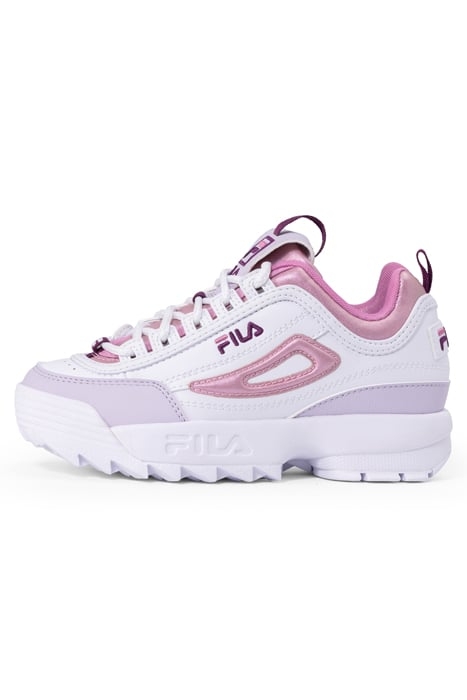 DISRUPTOR F KIDS WHITE-MOONLITE MAUVE 1
