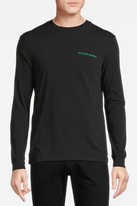 UNISEX LONG-SLEEVED TEE BLACK 1