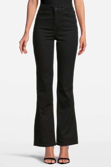 5-POCKET MID WAIST BLACK 1