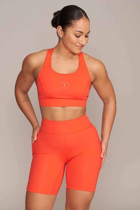 NADIA - WOMEN'S LOW SUPPORT BRA ORANGE 1