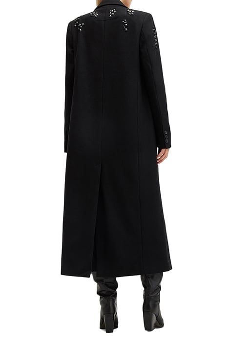 ELLEN EMBELLISH COAT BLACK 2