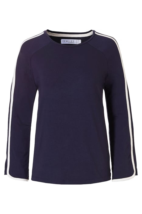 NW TOP TSHIRT LS HEATHER BLUE 1