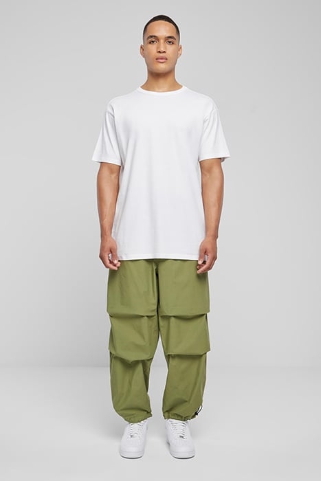 POPLINE PARACHUTE PANTS NEWOLIVE 3