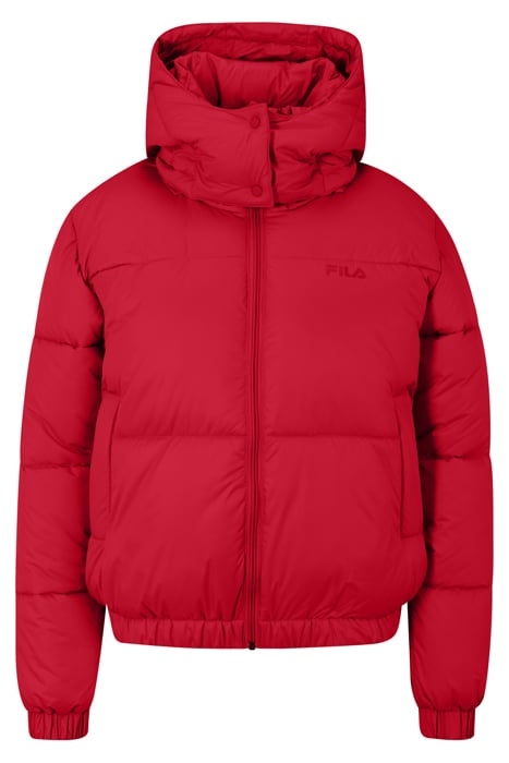 BUCHEN CROPPED PUFFER JACKET TRUE RED 1