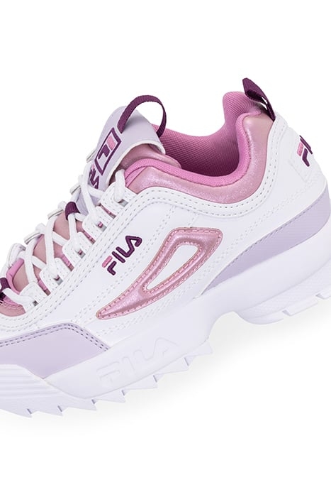 DISRUPTOR F KIDS WHITE-MOONLITE MAUVE 6
