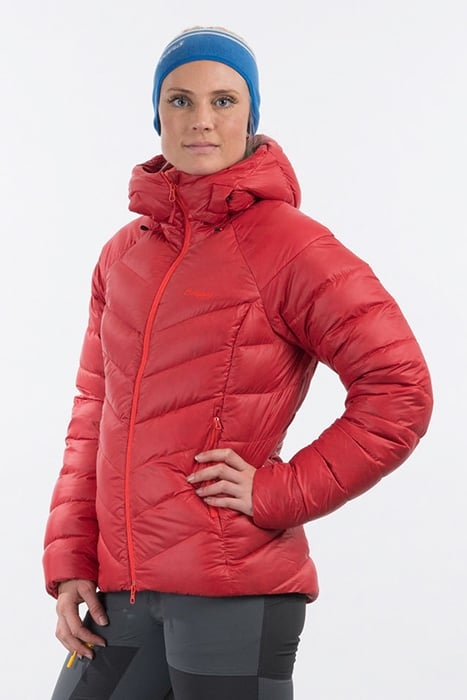 CECILIE DOWN LIGHT ANORAK DAHLIA RED / LIGHT DAHLIA RED 1