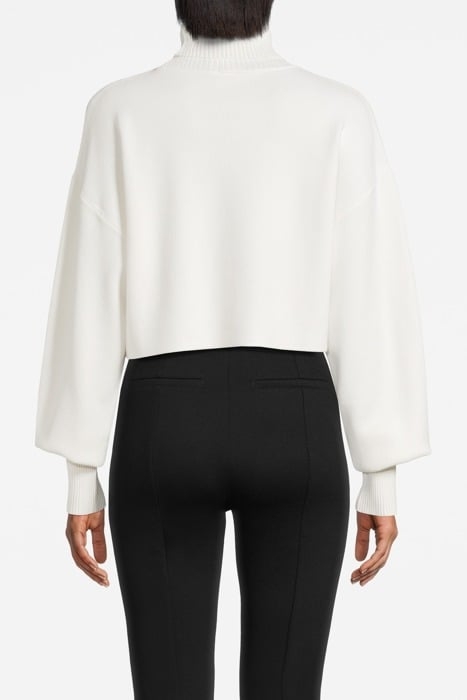 OLLY CROPPED SWEATER MARSHMELLOW 2