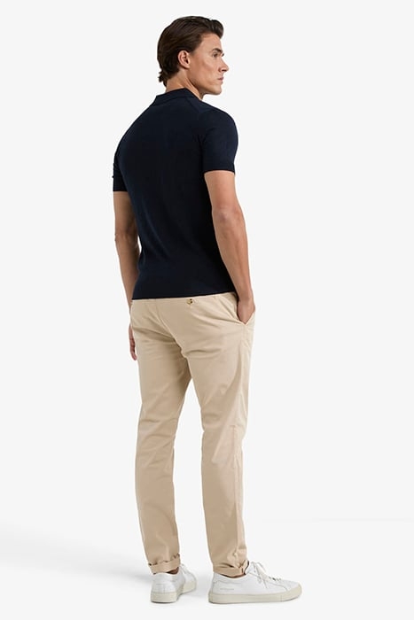 FINE MERINO POLO NAVY 3