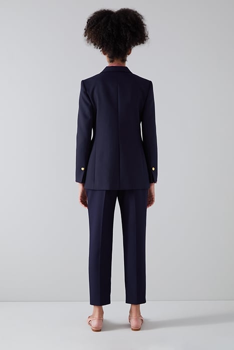 MARINER WOOL DOUBLE BREASTED COAT NAVY 2