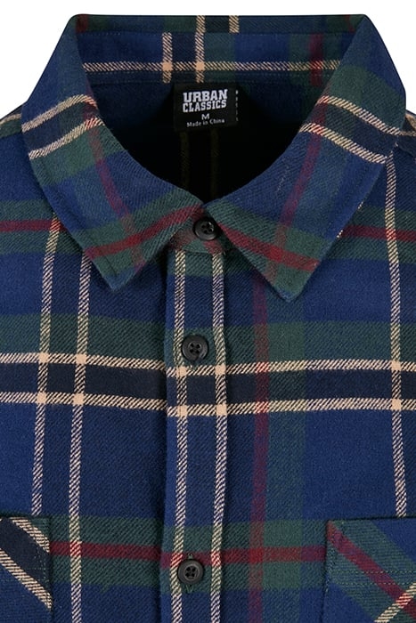 CHECKED MOUNTAIN SHIRT DARKBLUE/BOTTLEGREEN 8