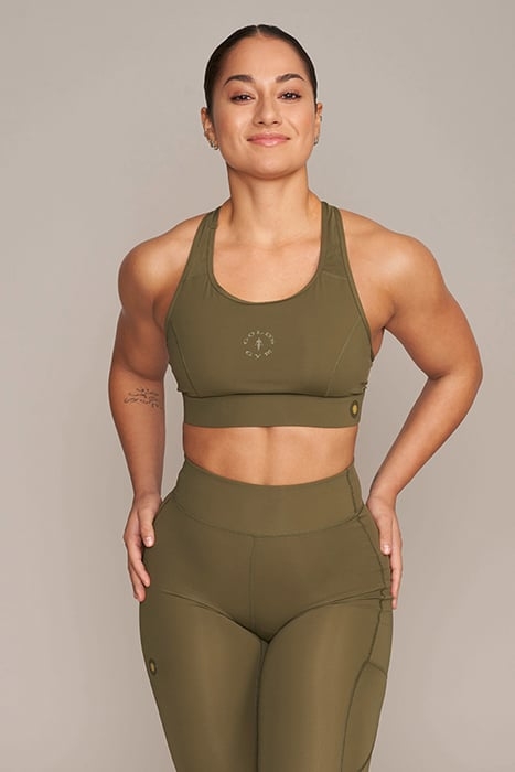 NADIA - WOMEN'S LOW SUPPORT BRA OLIVE 1