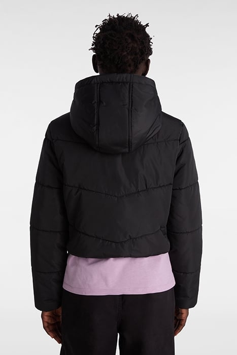 MTE FOUNDRY CROP HOODED PUFF GR BLACK 2