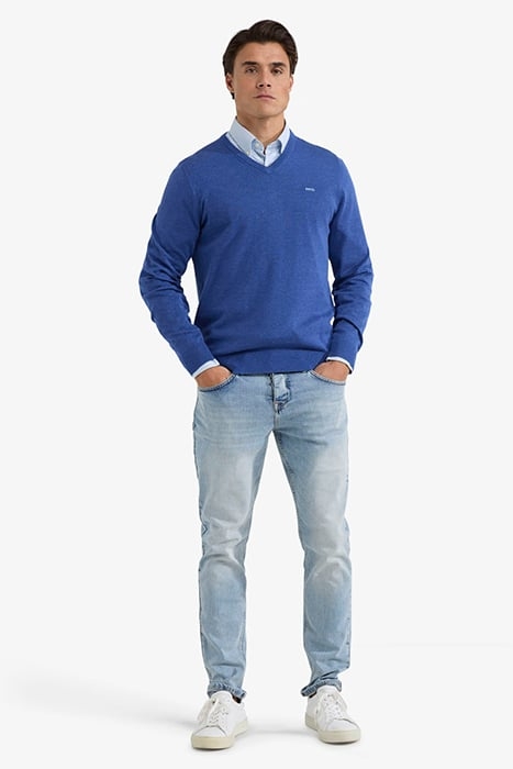 V-NECK SWEATER ROYAL BLUE 2