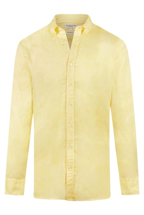 COTTON LINEN SHIRT LEMON YELLOW 4
