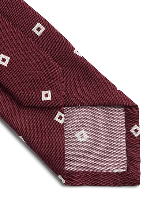 DARK RED GRAPHIC GRAPHIC TIE 3