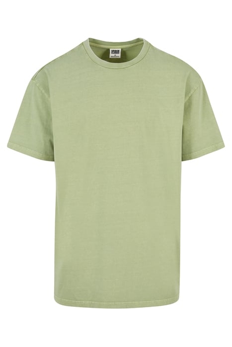 HEAVY OVERSIZED ACID WASH TEE VINTAGEGREEN 4