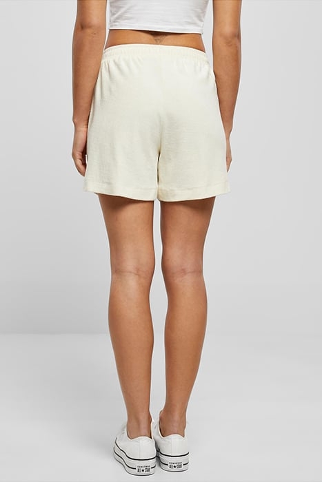 LADIES TOWEL SHORTS PALEWHITE 2