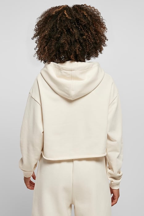 LADIES STARTER CROPPED HOODY PALEWHITE 2