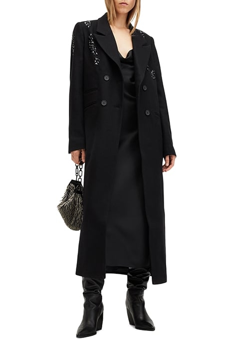 ELLEN EMBELLISH COAT BLACK 4