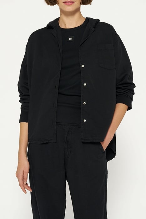 WOVEN SHIRT BLACK 1