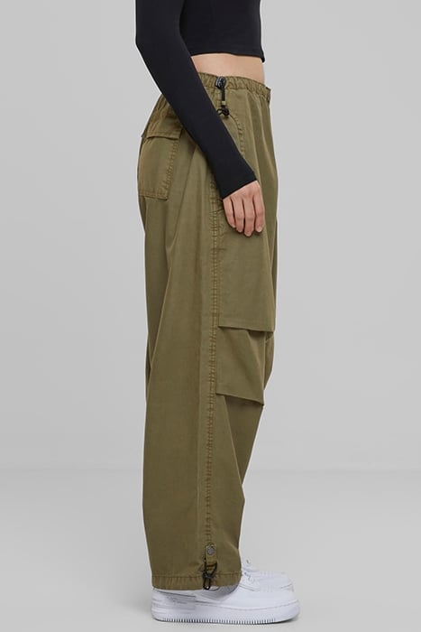 LADIES COTTON PARACHUTE PANTS TINIOLIVE 7