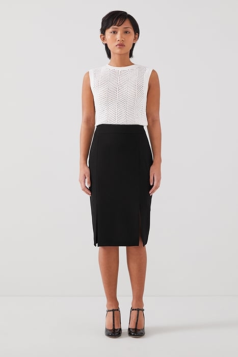 SKY - MIDI SKIRT BLACK 1