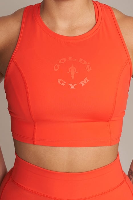 LAURA - WOMEN'S CROPPED SLEEVELESS TOP ORANGE 4