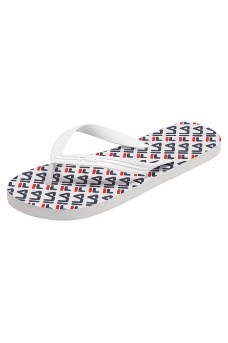 TROY LOGO SLIPPER WHITE 7