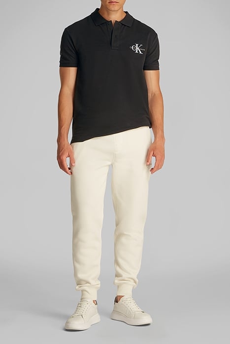 MONOLOGO POLO STANDARD FIT POLO SHIRT, BLACK 2