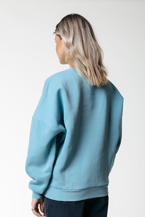 REBEL DROPPED SHOULDER SWEAT MINERAL BLUE 2