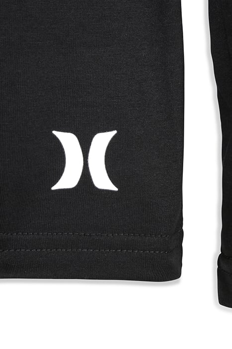 HURLEY MEN'S 1PK CREWNECK LS T BLACK 3