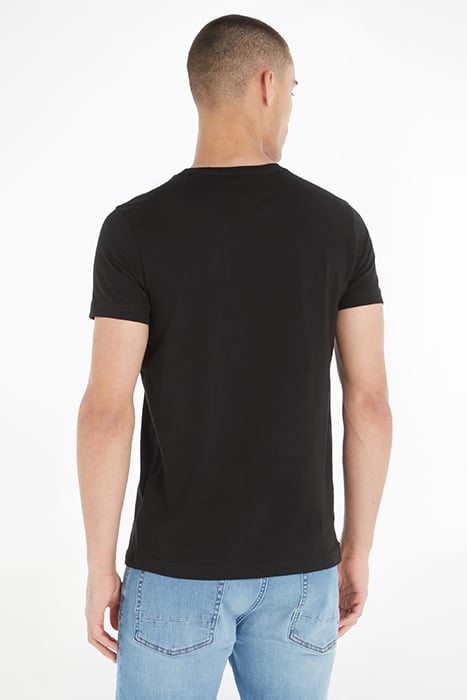 CORE STRETCH SLIM FIT V-NECK T-SHIRT BLACK 2