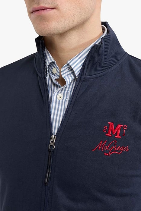 ZIP THRU CARDIGAN NAVY 6